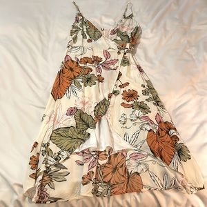 CUPSHE wrap dress, size L, high front, lower back.